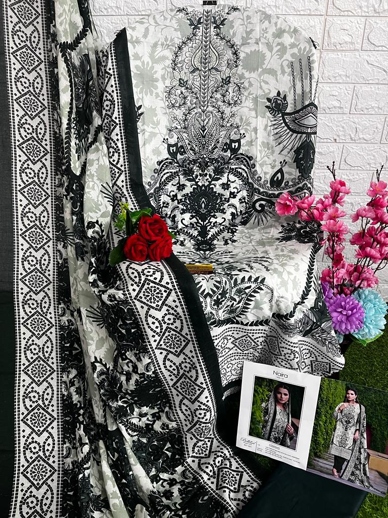 Naira Vol 13 Pure Cotton Pakistani Dress Material Catalog